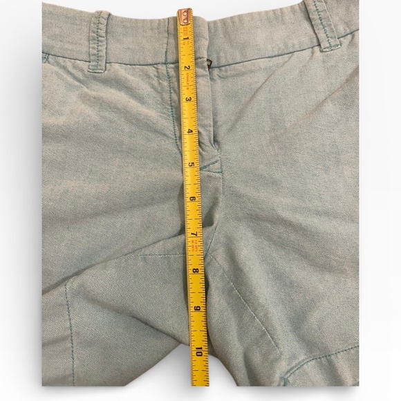 J. Crew Shorts Womens Size 00 Green City Fit Chino Casual Ladies - Picture 6 of 11